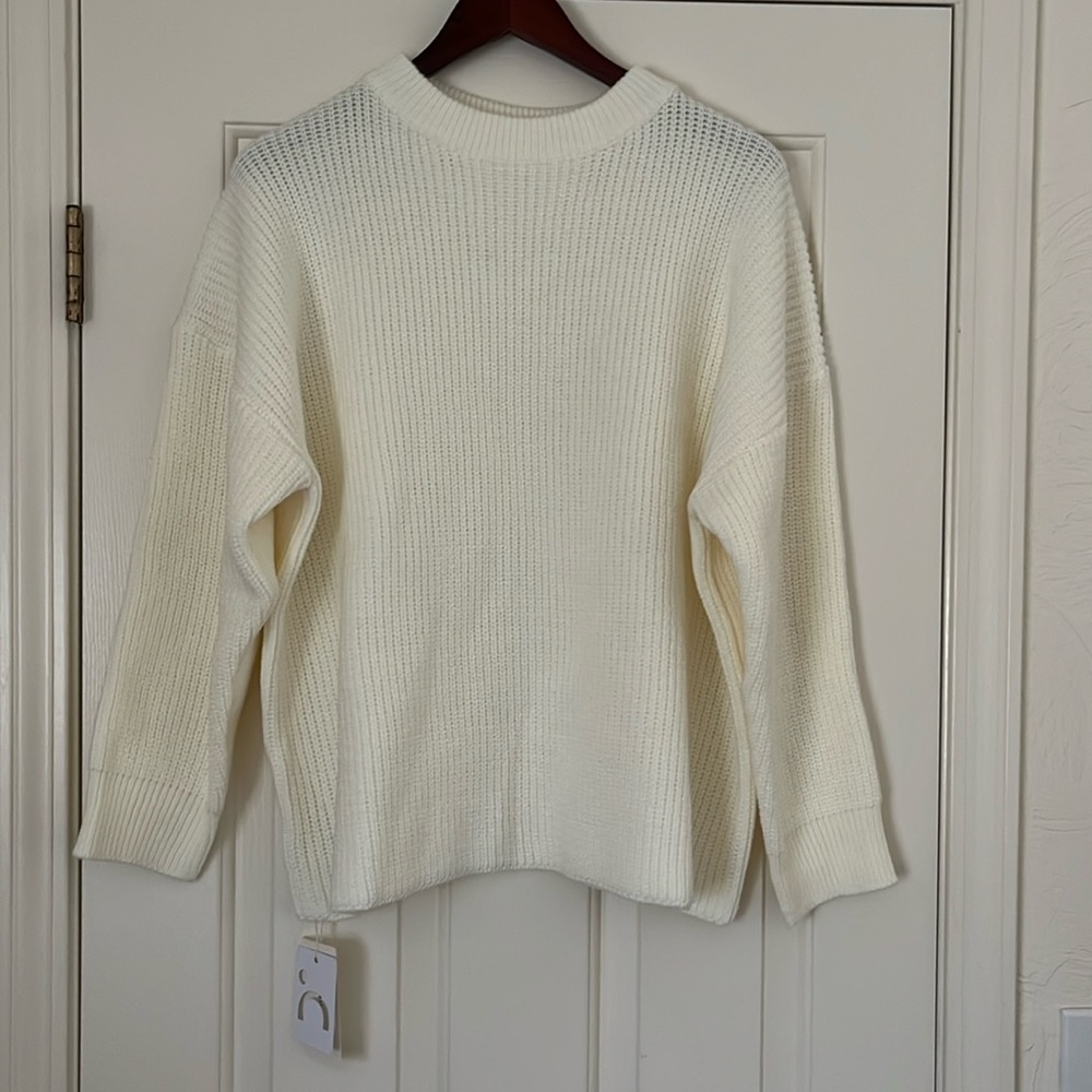 Commense Cream Oversized Sweater